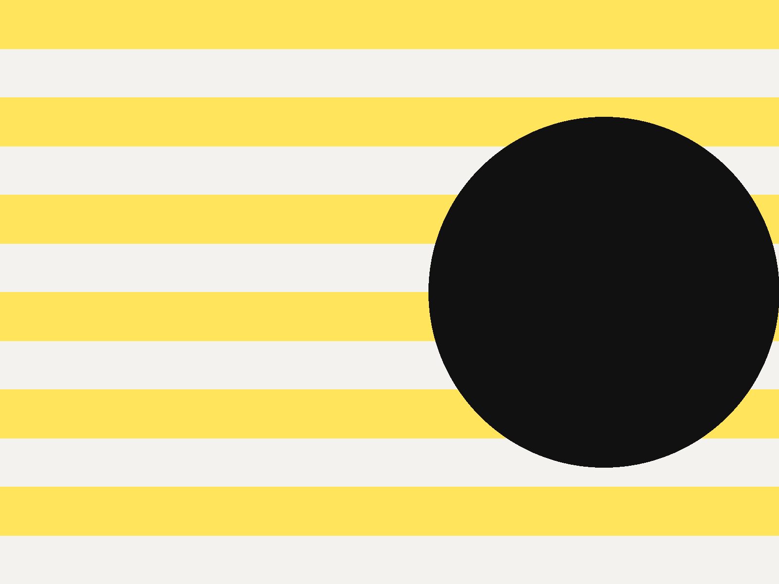 Abstrakt grafik i gult og sort