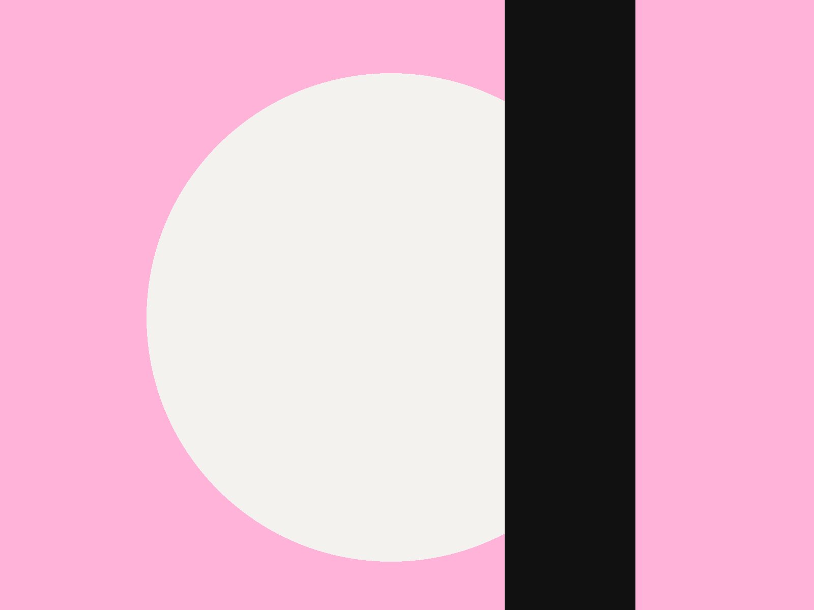 Abstrakt grafik i lyserødt og sort